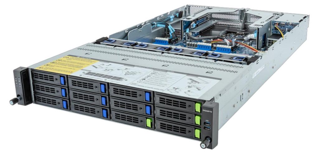 Gigabyte R283-Z91-ACV1 Rev. 3.x Rack Server Dual Sockel SP5 - - AMD EPYC - Barebone - AMD EPYC