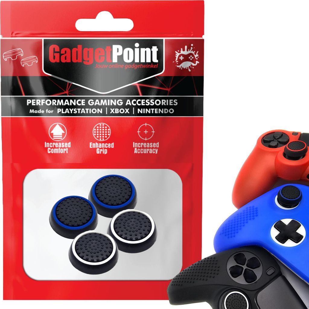 Thumbgrips - Thumb Grips voor PlayStation, PS5, Xbox X/S, One & Switch Pro Controller - Gaming Thumbgrips - Performance Anti-Slip Thumbsticks - Bes...