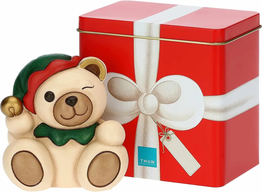 Cadeau de Collection Thun Teddy Elfe - Idée Déco pour Salon et Chambre