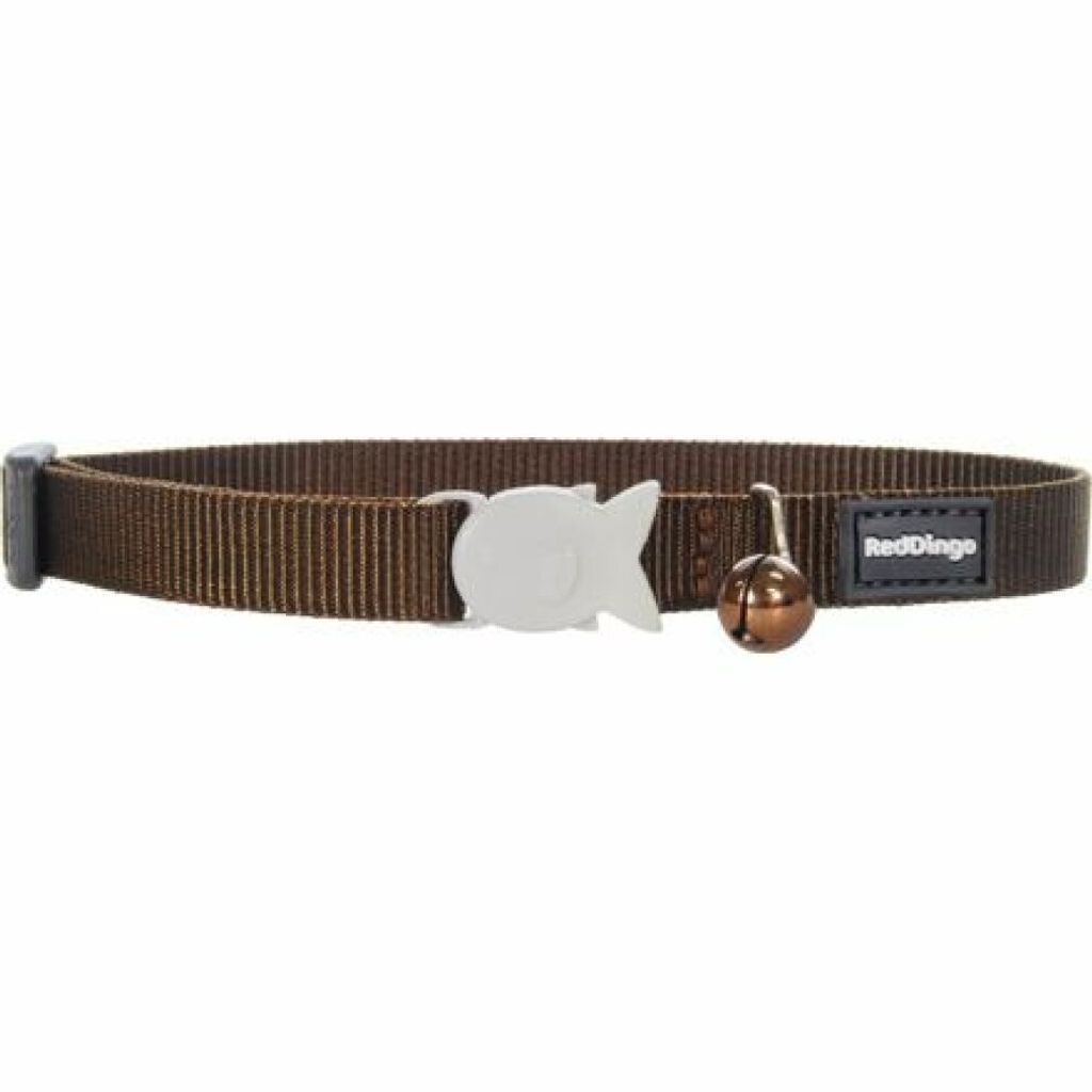 Halsband für Katzen - Unifarben - Braun