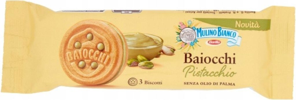Baiocchi al Pistacchio 28g- Mulino Bianco Kekse