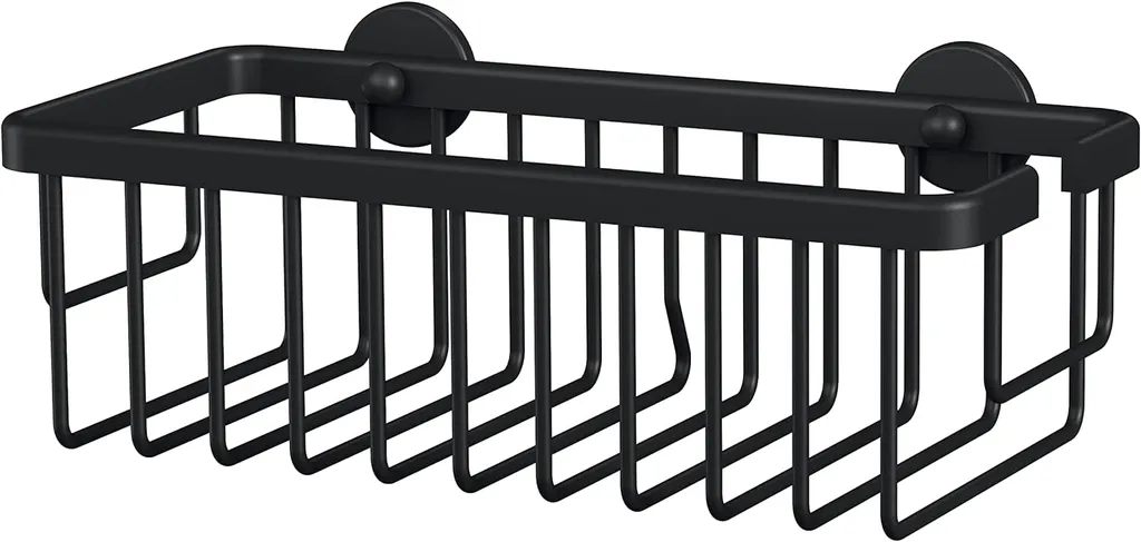 Cestello Doccia tesa 40567 Moon Black Alluminio Nero - No Drill