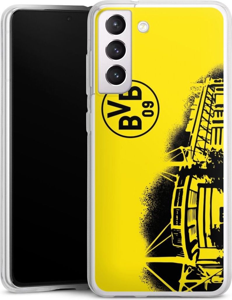 DeinDesign Handyhülle für Samsung Galaxy S21 FE 5G Silikon Hülle Case Smartphone Schutzhülle BVB Borussia Dortmund Stadion
