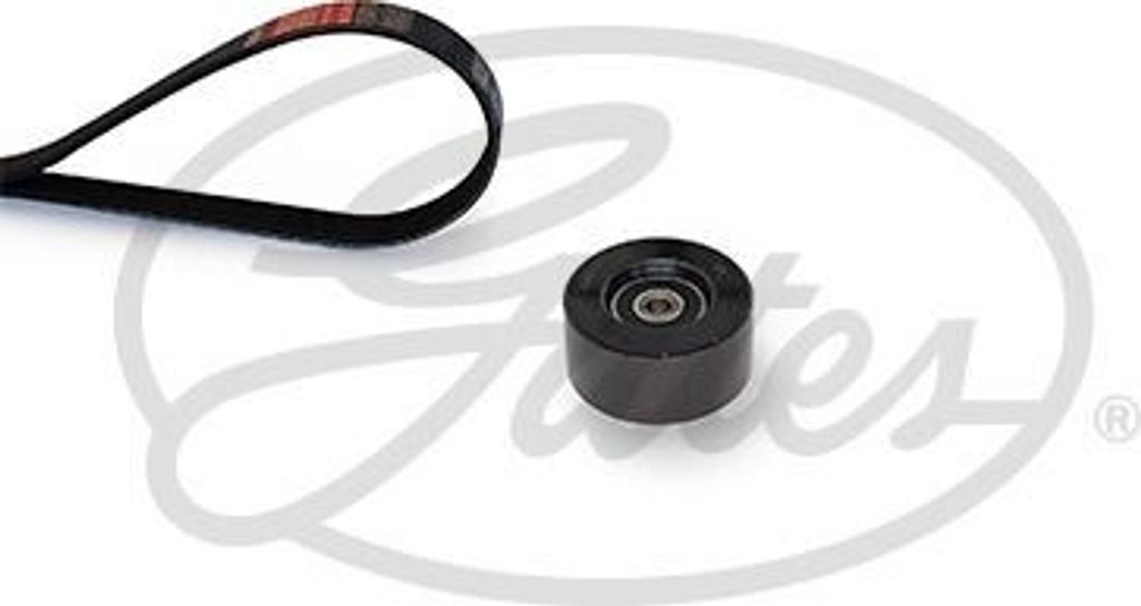 Gates K027PK1055 Keilrippenriemensatz für NISSAN Qashqai / Qashqai +2 I (J10, NJ10) Note (E11, NE11)