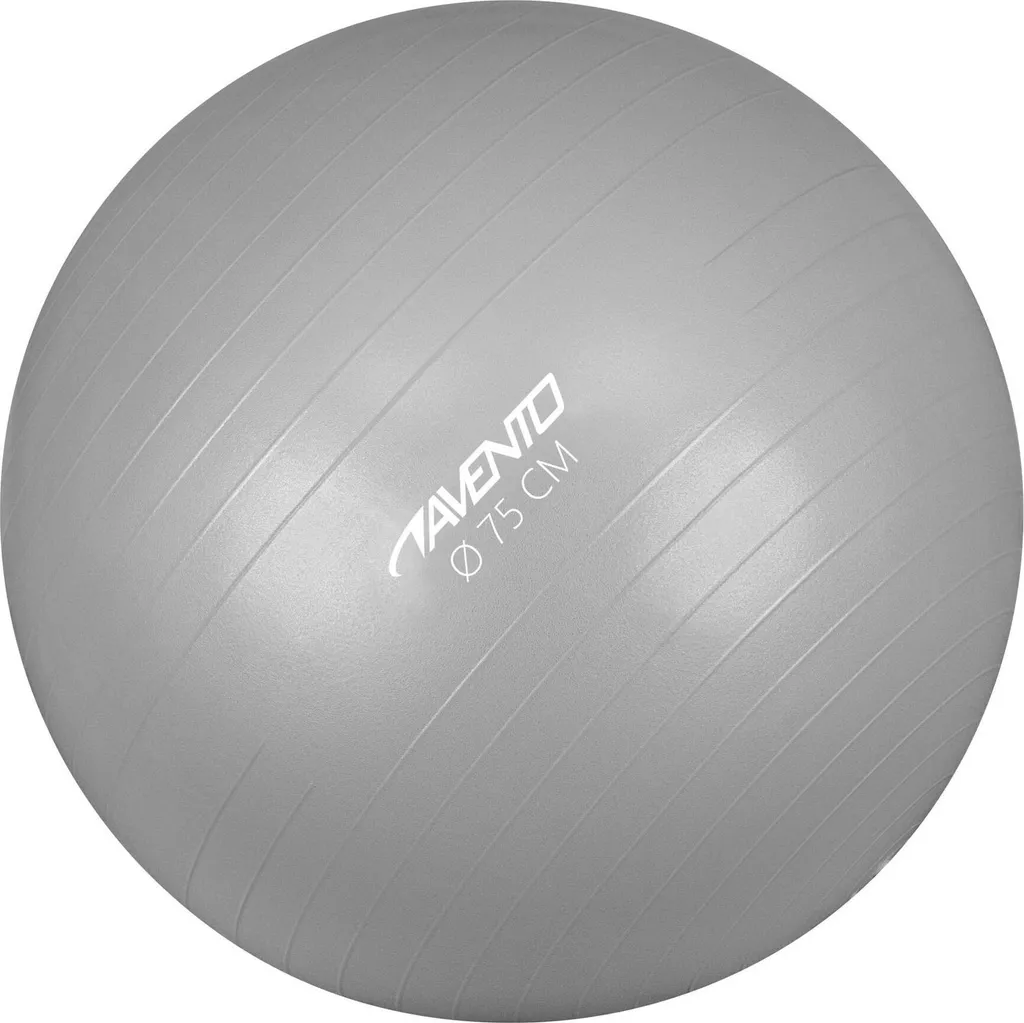 Ballon de gymnastique Avento 75 cm - Swiss Ball pour Pilates et Yoga Gym