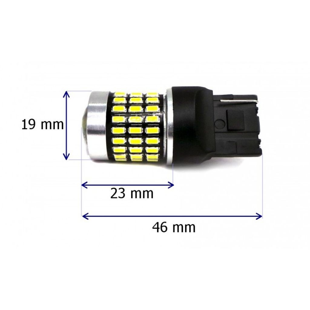 2 Stück LED-Lampe W21W, 7440 12-24V CANBUS