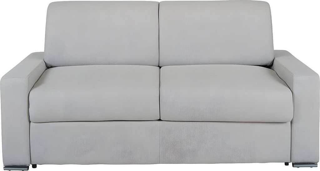 3-Sitzer-Sofa im Express-Stil – Farbe: Grau – Maße der Liegefläche: 140 cm – Matratze: 18 cm – CALITO