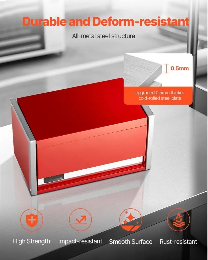 Coffret de rangement pour outils avec 3 tiroirs format compact 218x118mm - 6