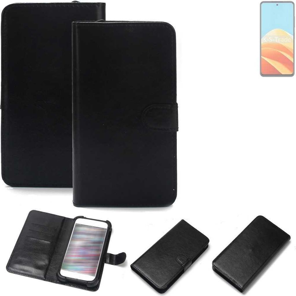 K-S-Trade Handyhülle Schutzhülle kompatibel mit Nubia Calf 5G Handy Schutz Hülle Handyhülle Bumper schwarz 1x