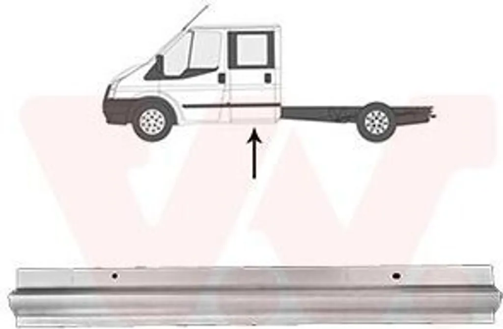 Tôle d'accès pour FORD Transit réparation carrosserie bas de caisse