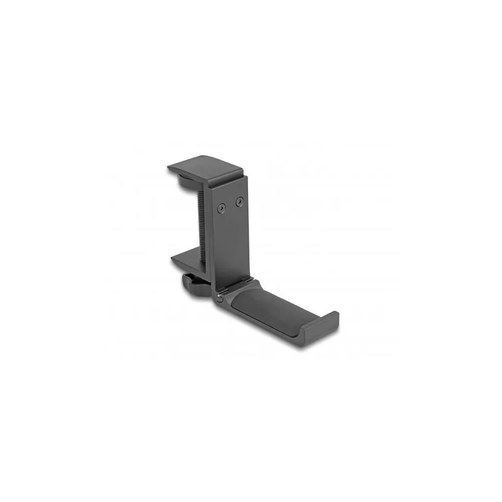 Supporto Cuffie Alluminio Nero Delock 18449 per Scrivania Gaming