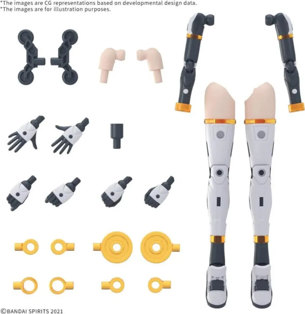 Kit d'options 19 30MS Tableau de bord couleur A pour figurine Bandai - 2