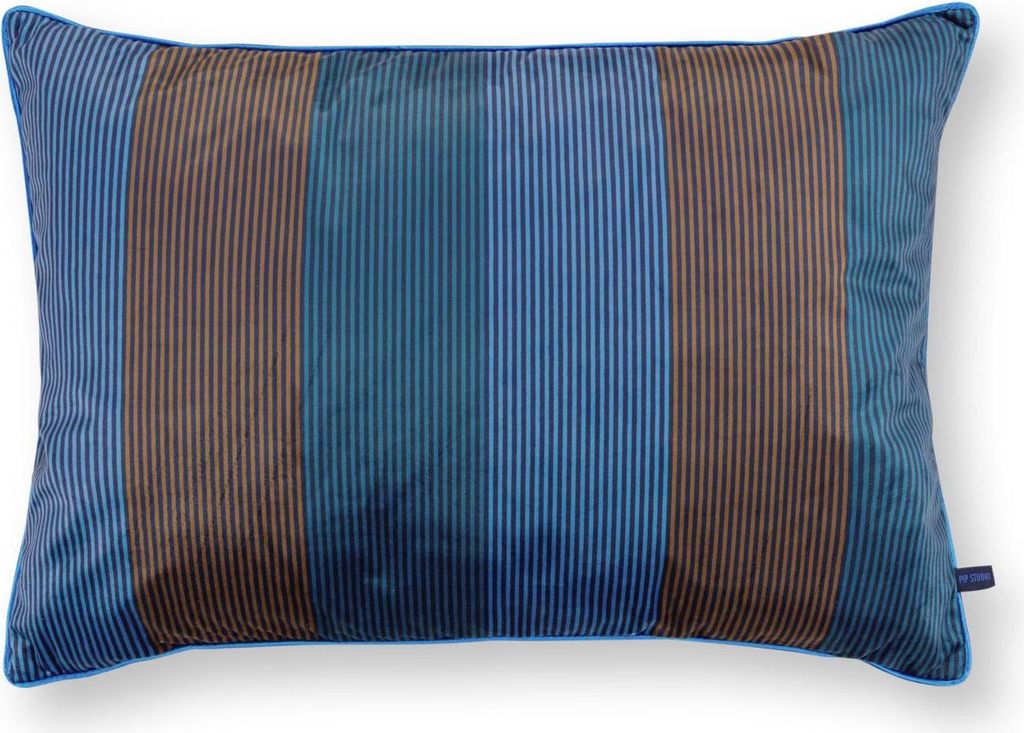 Pip Studio Zierkissen Multi Stripes Blue 50x70cm