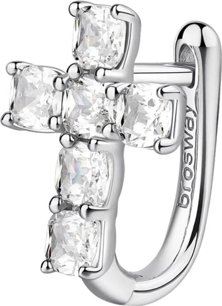 Boucle d'oreille pour stacking tendance Fancy Infinite White FIW23