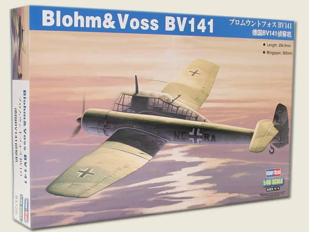 Maquette 1:48 BV-141 Hobby Boss 81728 pour diorama historique WW2