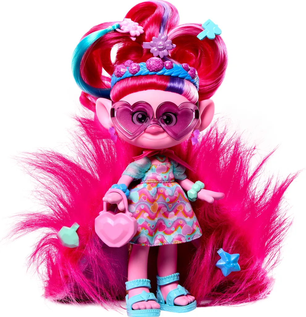 Accessoire de coiffure 2en1 Trolls Poppy - Set de beauté pour fillettes