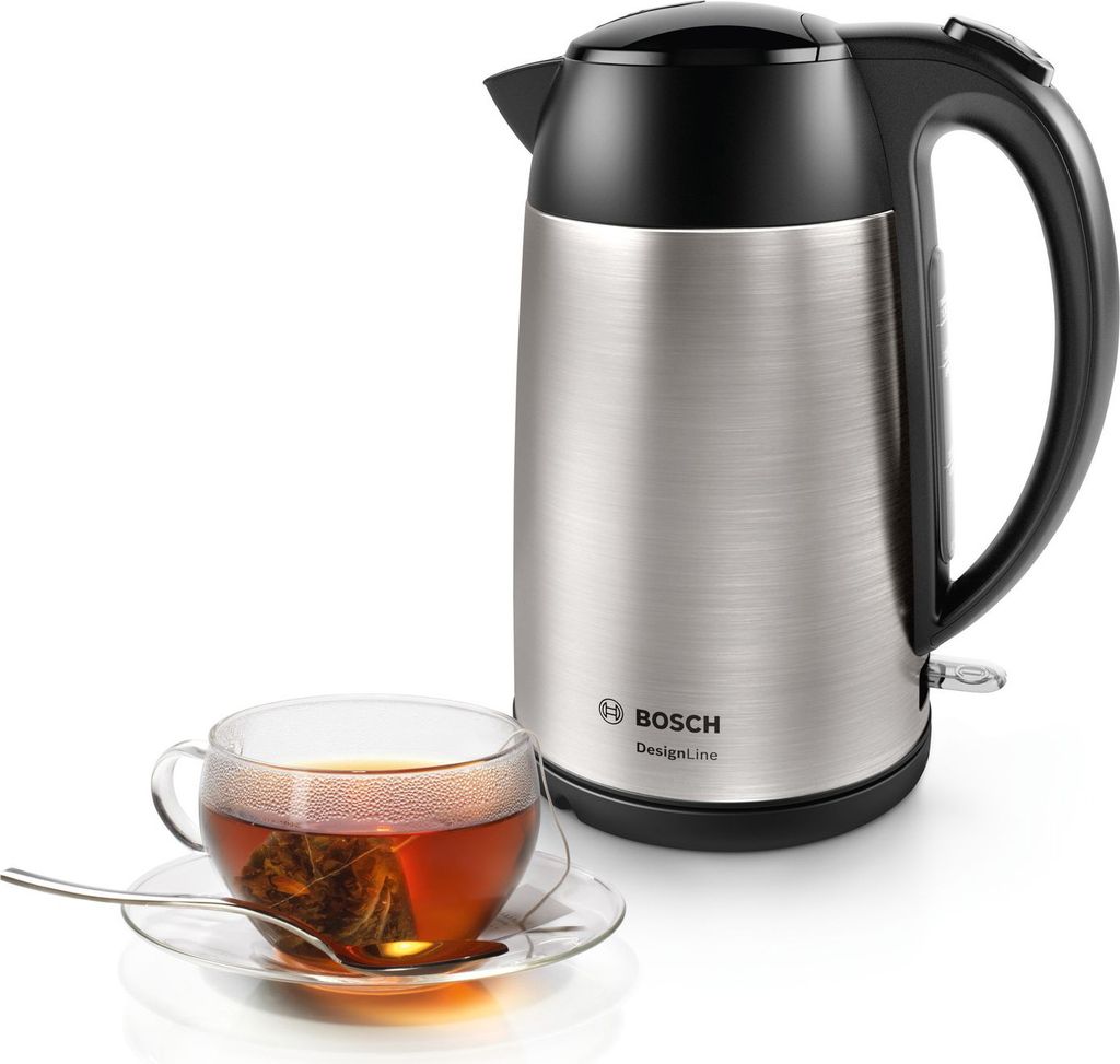 Bosch TWK3P420 Wasserkocher 1,7l edelst/schwar Produktbild