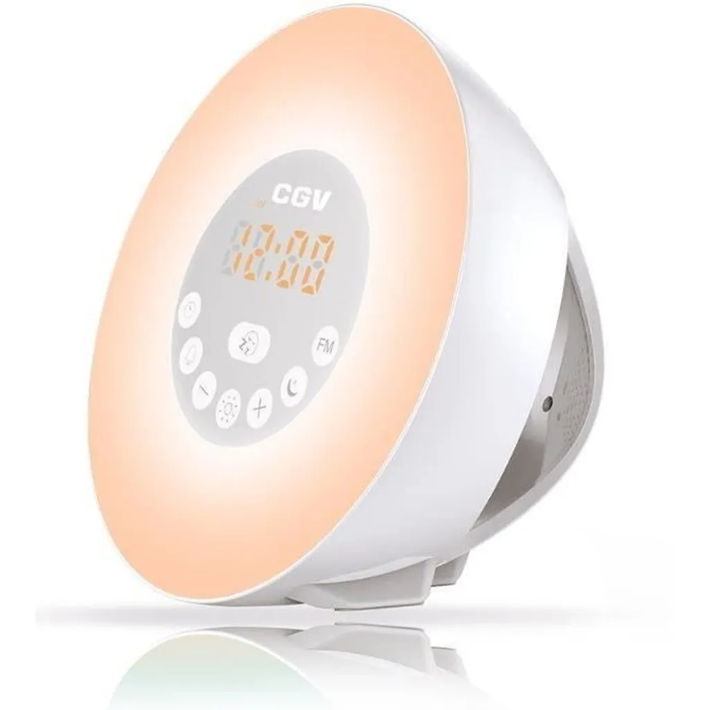 Radio-réveil DAB+ avec ambiances lumineuses et simulateur d'aube CGV