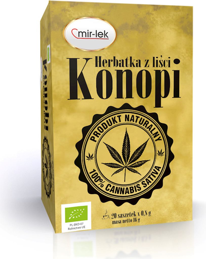 Mir-Lek -Hanftee, 100% Biologisch, 20 Beutel