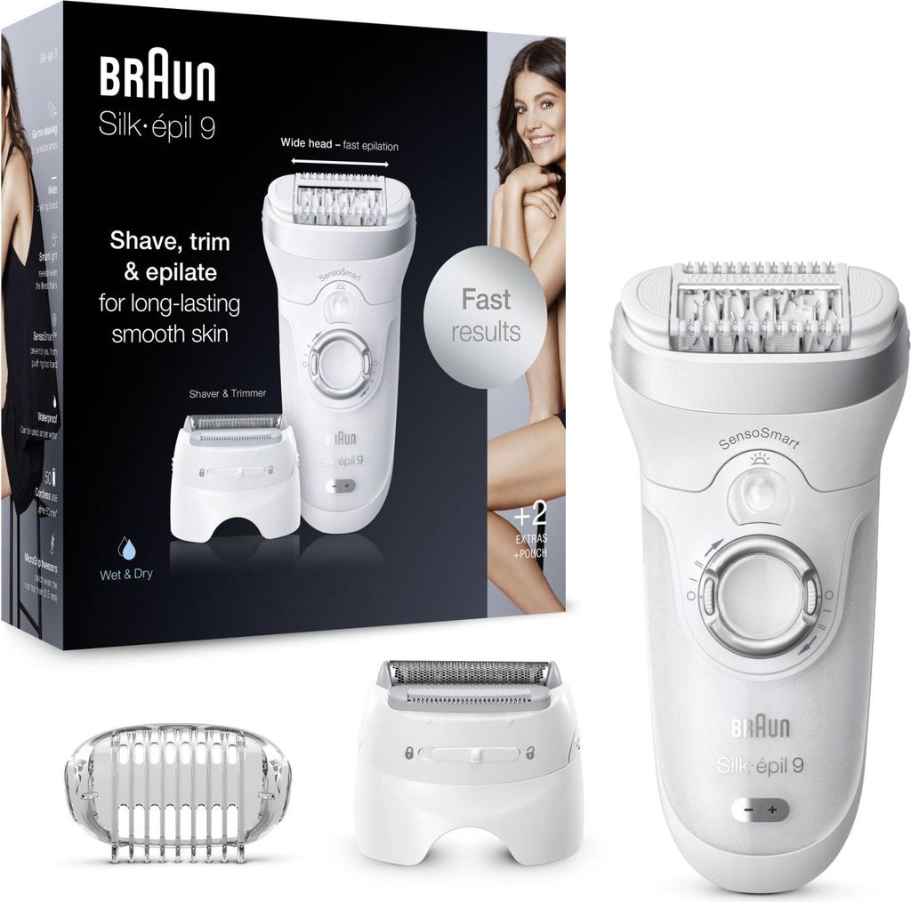 Epilatore Braun Silk-Epil 9 9-705 Wet e Dry Wireless Immagine del prodotto 