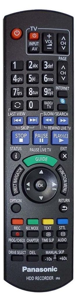 Originale Fernbedienung Panasonic DMR-HST230EG | DMR-HST130 Produktbild 