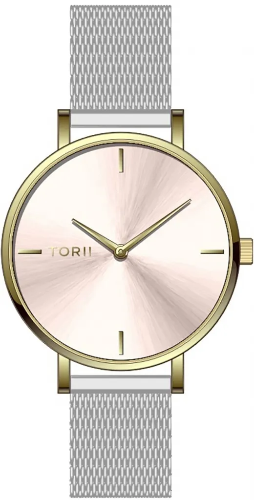 Montre femme TORII G33SS.R4 Argent - Modèle Classique en Acier Inoxydable
