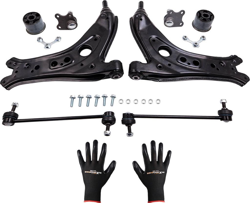 8 Dielová Sada Priečnych Ramien Pre Vw Fox Polo 9A 9N Seat Obrázok produktu 