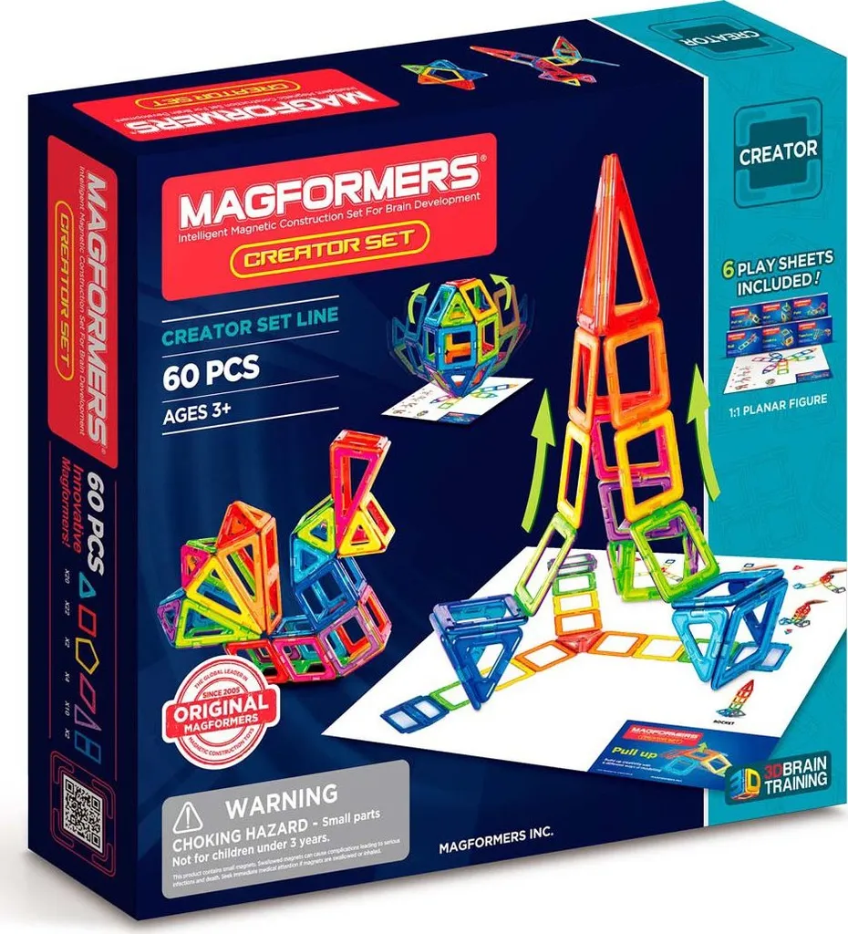 Développer l'Eveil 3D avec le Set Magformers Creator 60el Magnétique
