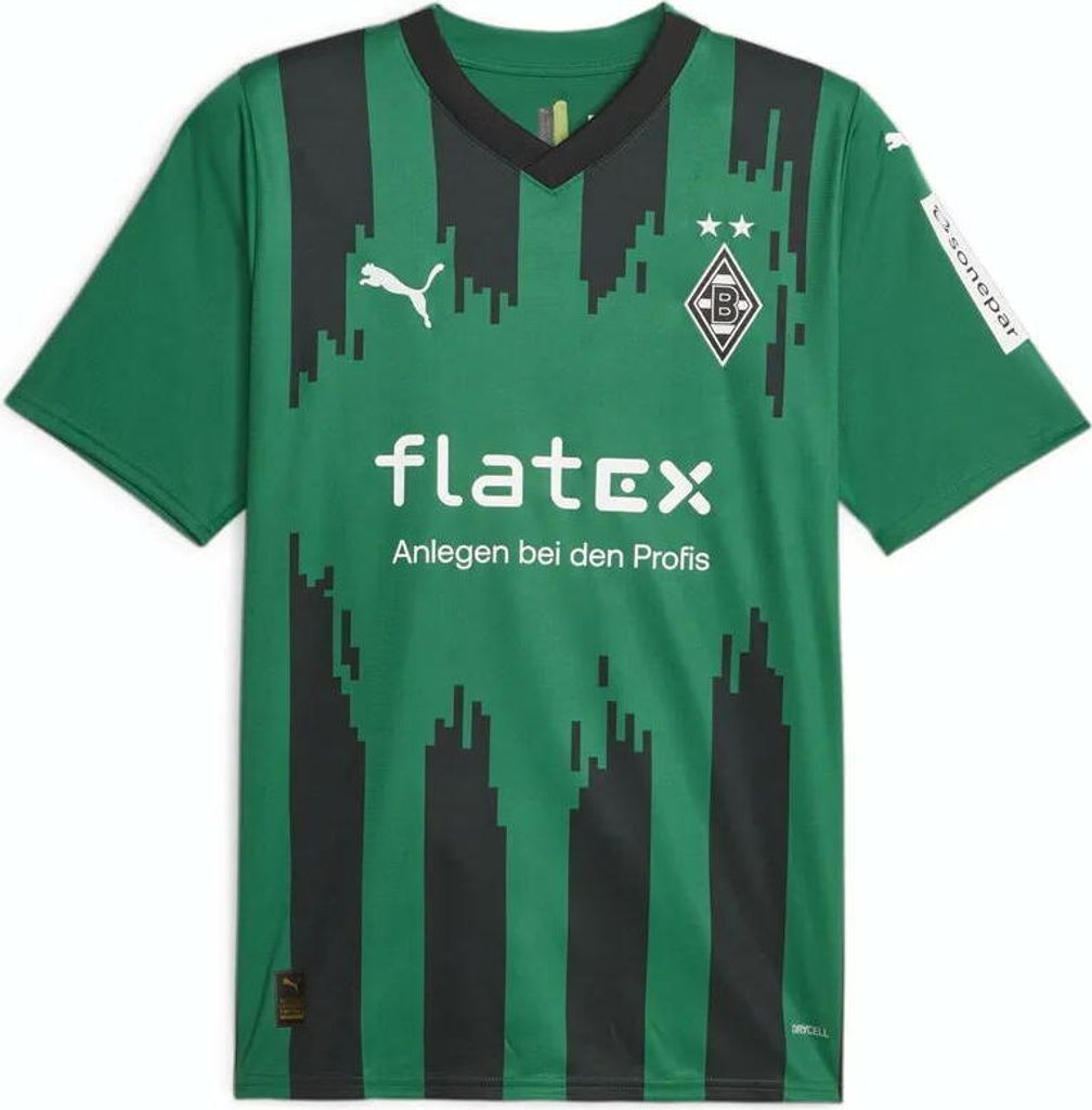 Puma Herren Borussia Mönchengladbach Away Jersey Replica - 770559, Farbe:Grün, Textil:XXL