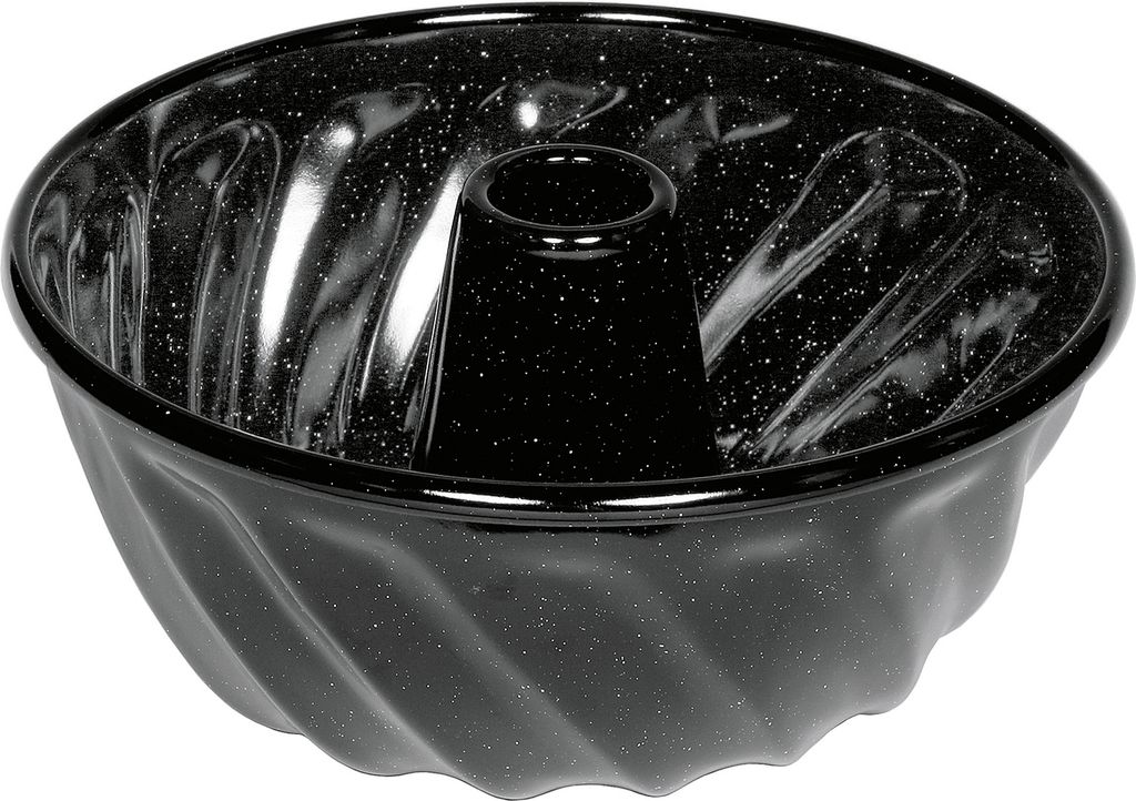 RIESS Gugelhupfform Ø24cm Emaille, schwarz Produktbild 