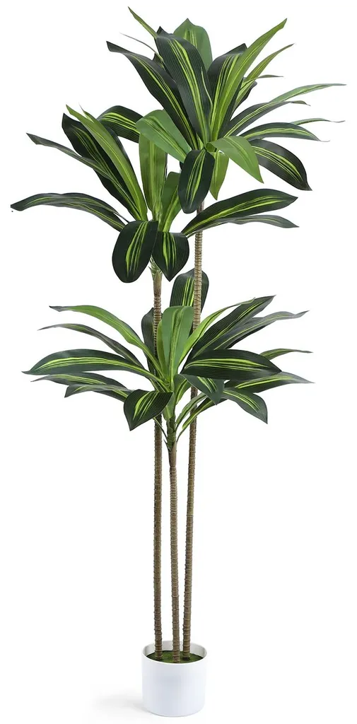 Plante artificielle réaliste 160 cm - Faux dragonnier facile d'entretien