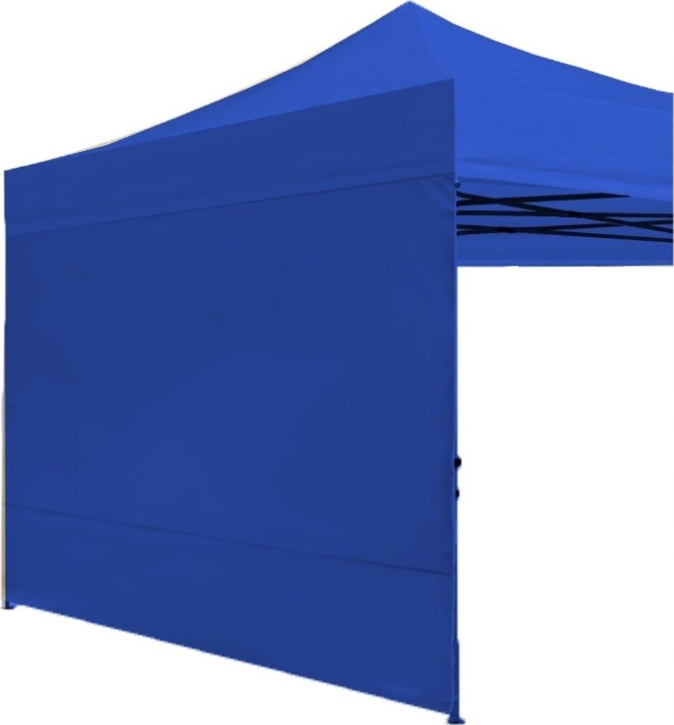 Ekspand | Pavillon Wand 2m - Blau - 2x2/2x3 - Robustes PolyurethanMaterial - Mit Klettverschluss