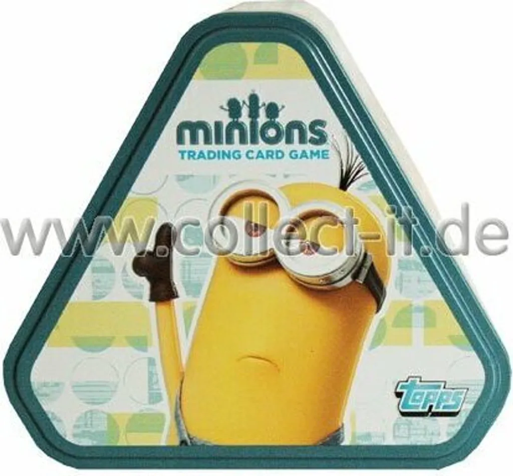 Cartes à Collectionner Minions Topps : Boîte de Rangement Kevin en Métal