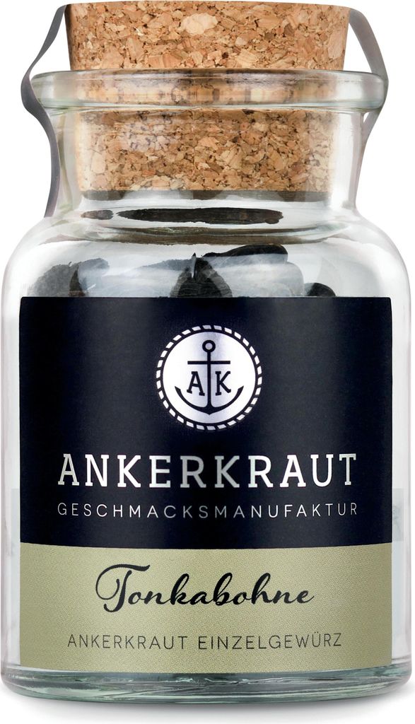 Tonkabohne, 80g im Korkenglas
