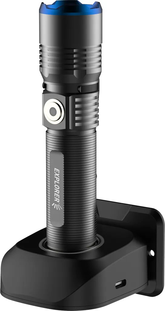 Torche LED rechargeable Viking B7732 de 600 lumens et socle mural