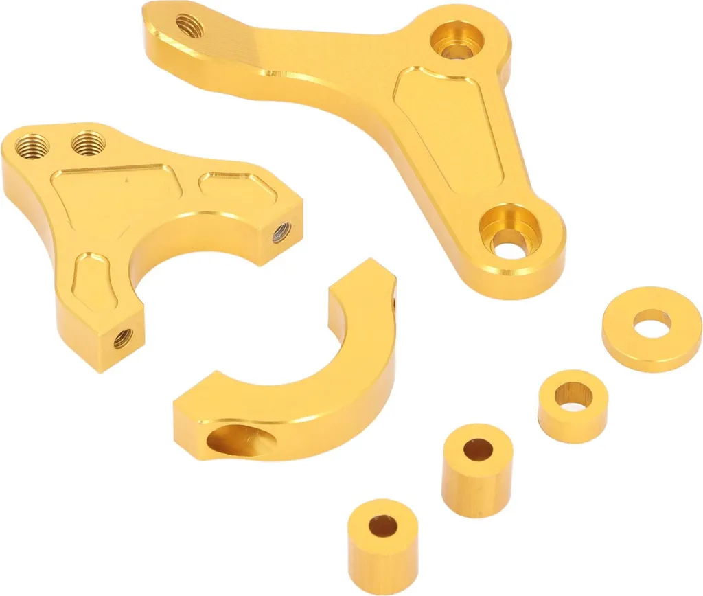 Support d'Amortisseur de Direction Moto pour XMAX 300 Réglable Or