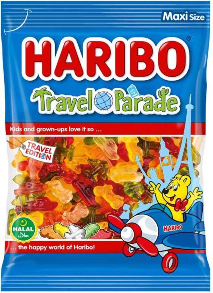 Haribo Travel Parade Travel Edition halal 450g
