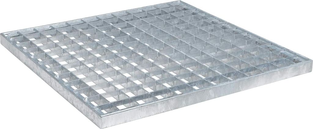 vidaXL Griglia Silver 40 x 40 x 2 cm Acciaio zincato a Immagine del prodotto 