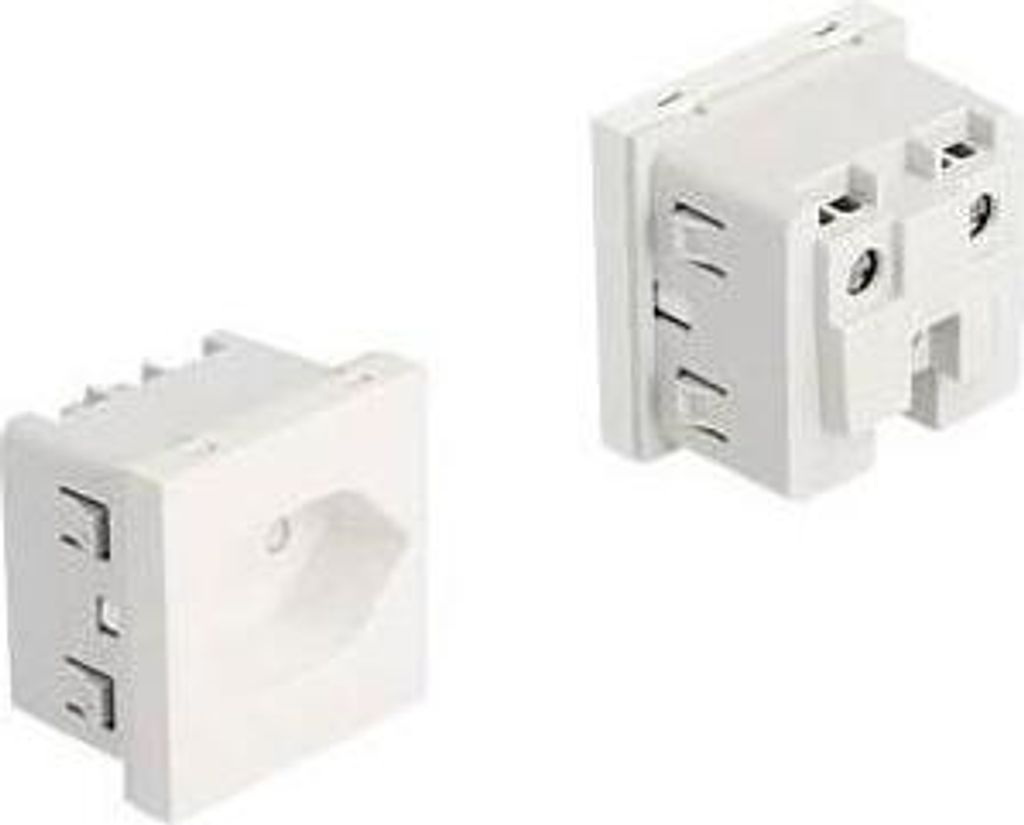 Delock Easy 45 Schutzkontakt-Steckdose T13 Schweiz 45 x 45 mm