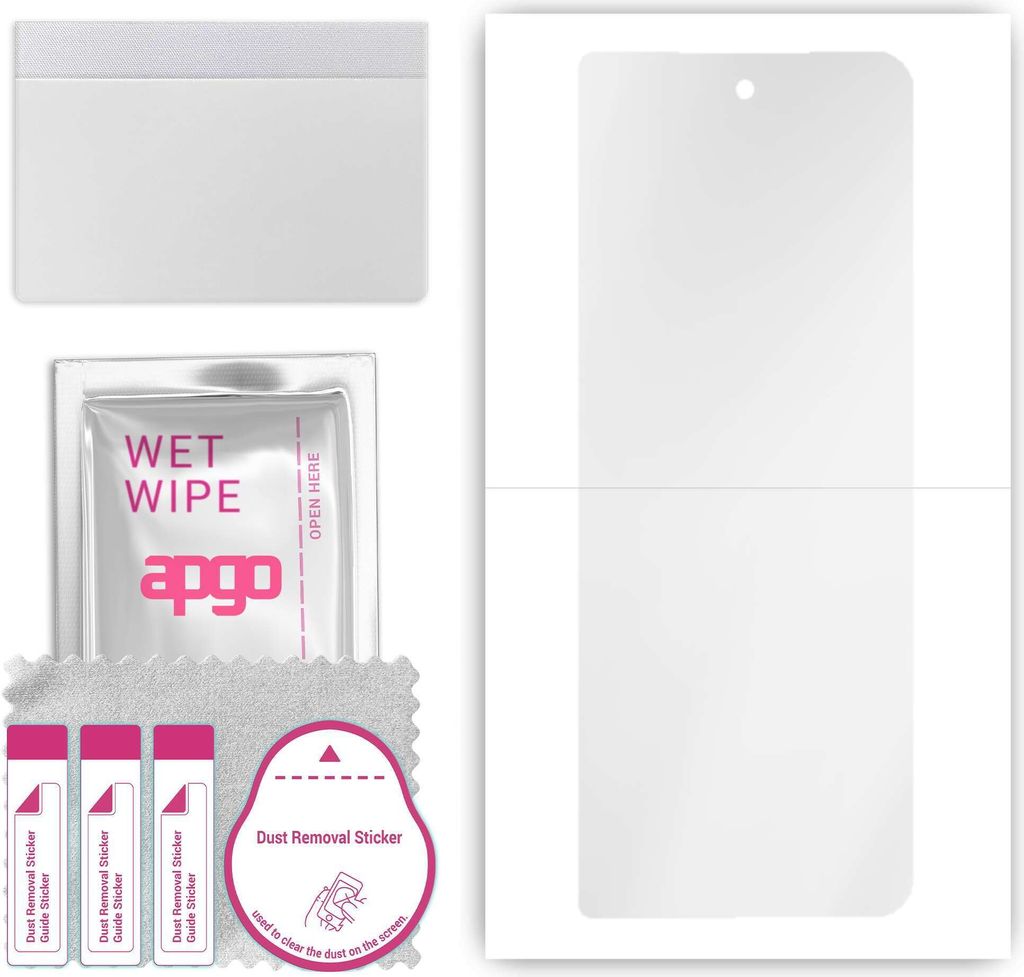 apgo Hydrogel Schutzfolie, Klar, kompatibel mit Samsung Galaxy Z Fold 3, flexibele Displayschutzfolie, Folie mit Positionierhilfe, kratzfest, einfa...