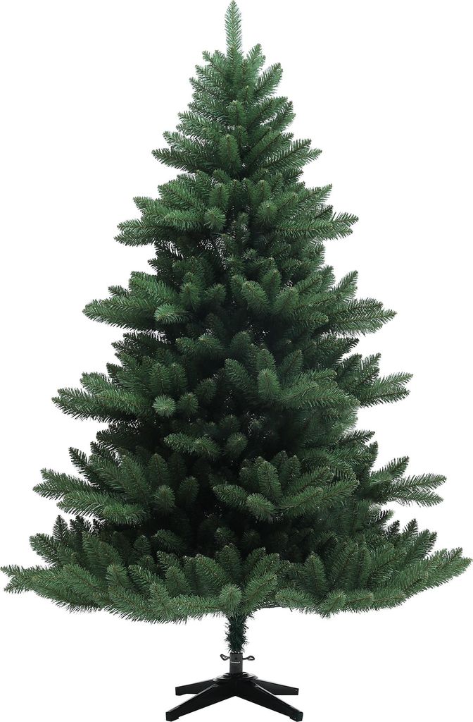 Weihnachtsbaum, Nordmanntanne, naturgetreu, breit & üppig, 180 x Φ120 cm, Grün