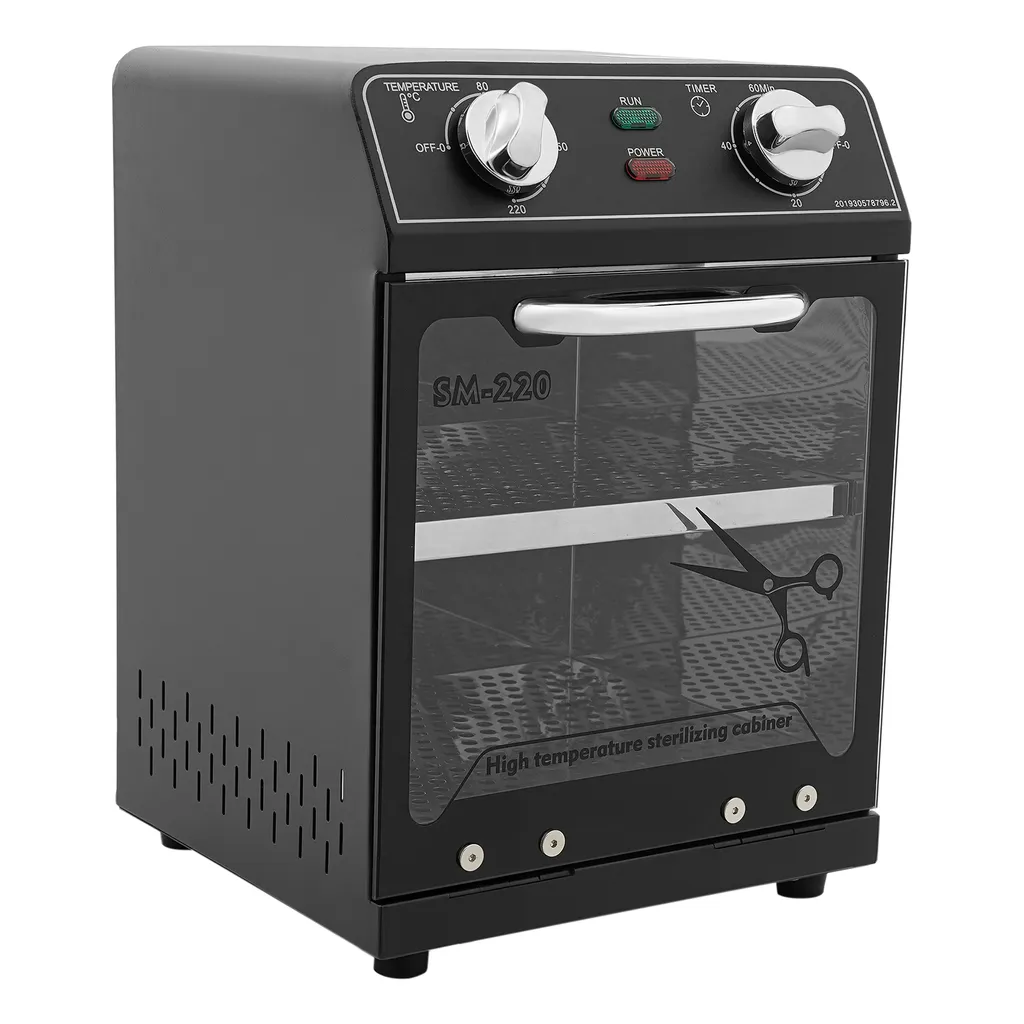 Stérilisateur à air chaud 600W pour outils à ongles et serviettes pro