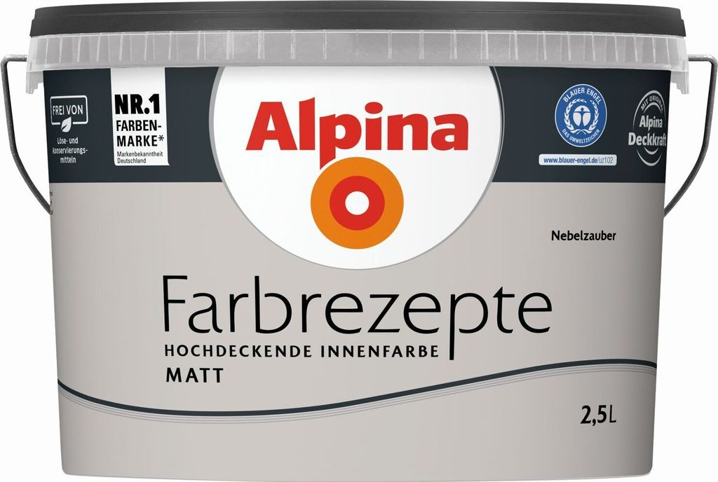 Alpina Farbrezepte Nebelzauber matt 2,5 L Produktbild