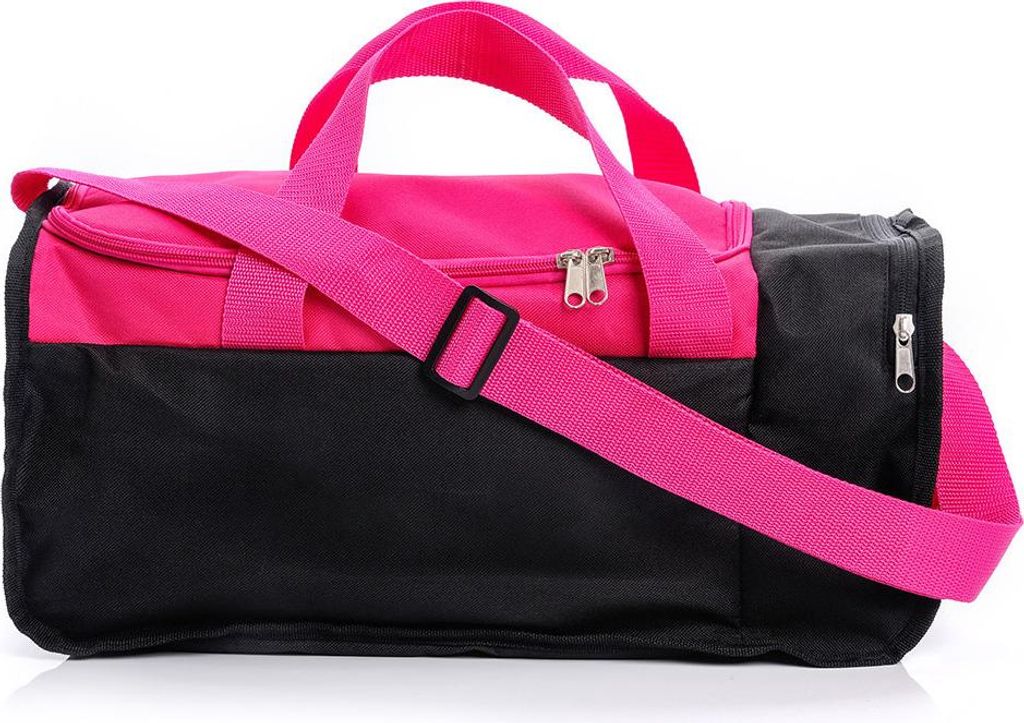 A studio shot of a duffel bag.