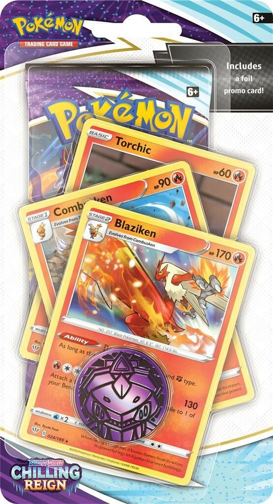 Pokemon Chilling Reign: Blaziken Premium Checklane Blister Produktbild 