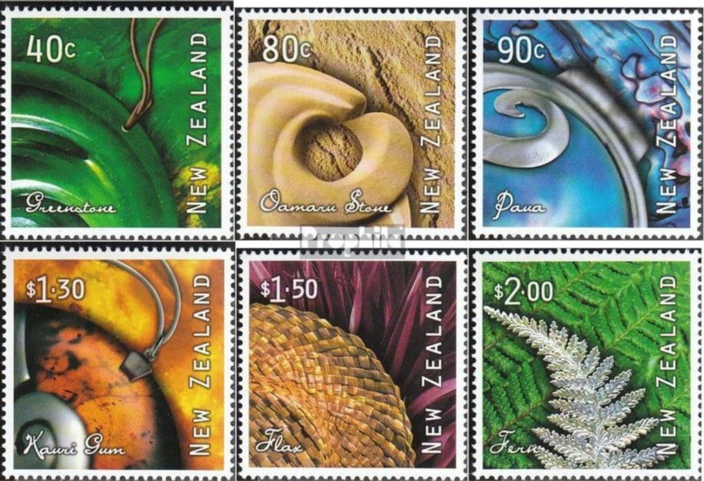 Briefmarken Neuseeland 2001 Mi 1902-1907 (kompl.Ausg.) postfrisch Kunst