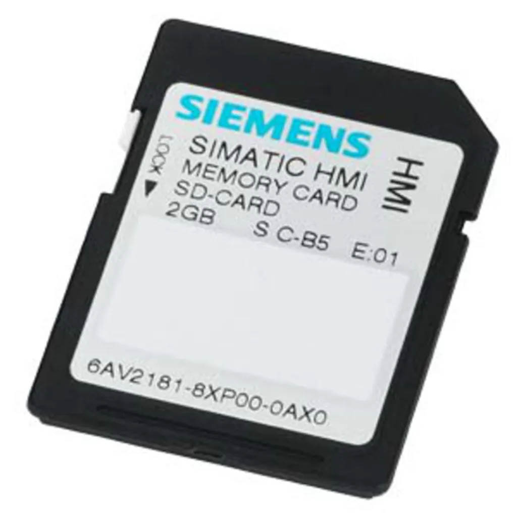 Carte de Stockage SD 512 Mo Siemens pour Automate Industriel RAL 6034