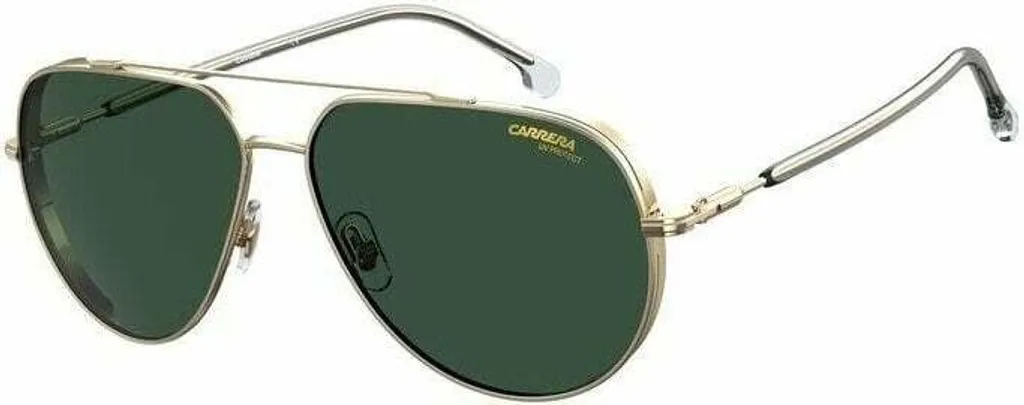 Carrera 221/S Sunglasses: Lenti Green e Frame Rose Gold Crystal