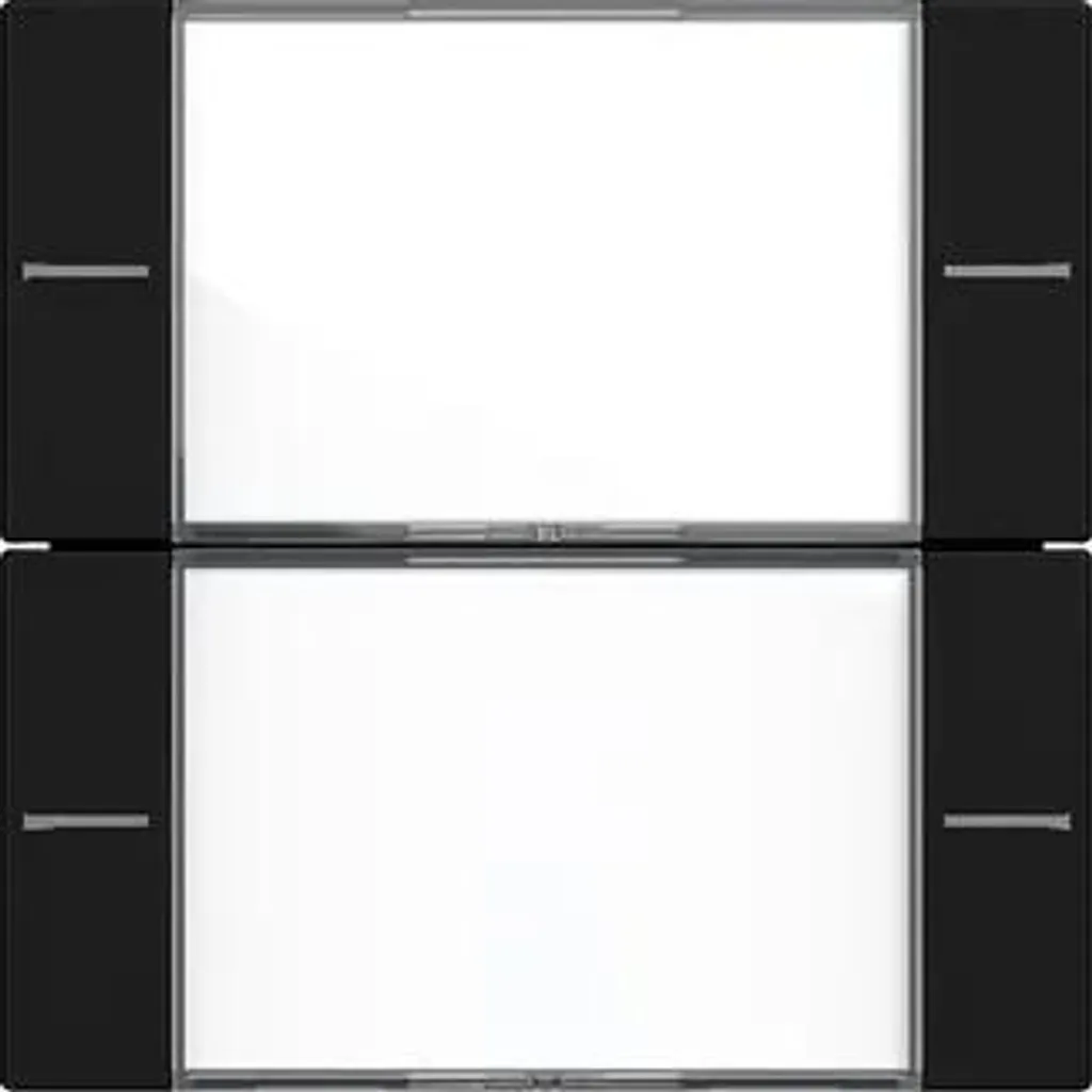 Touche Gira Tastsensor 4 double 5772005 noir mat pour commande KNX