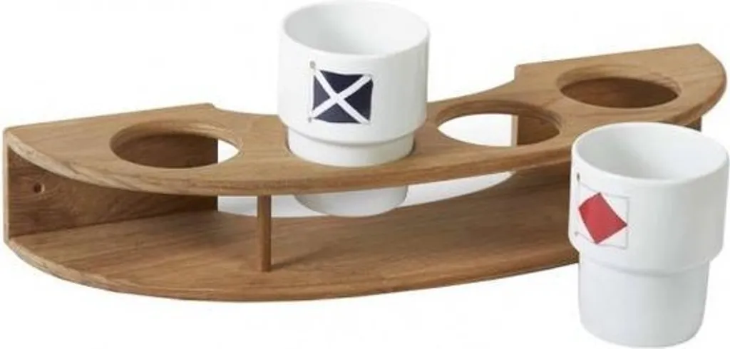 Support 4 Verres Courbé Idéal pour Bar Maison et Rangement Cuisine